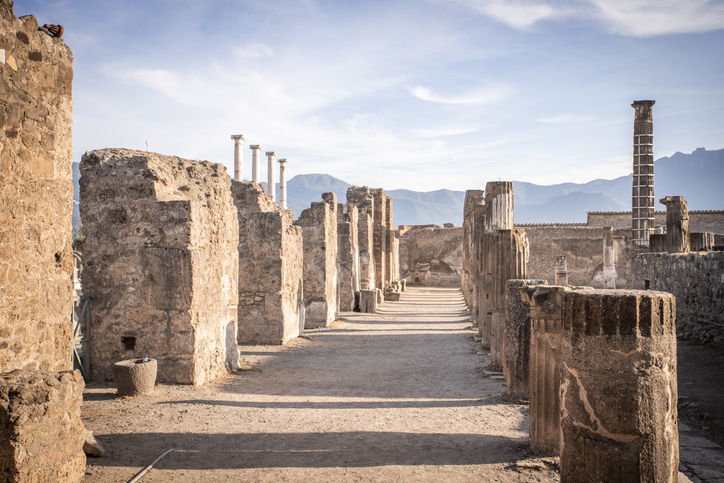 Photo taken in Pompei Scavi, Italy
