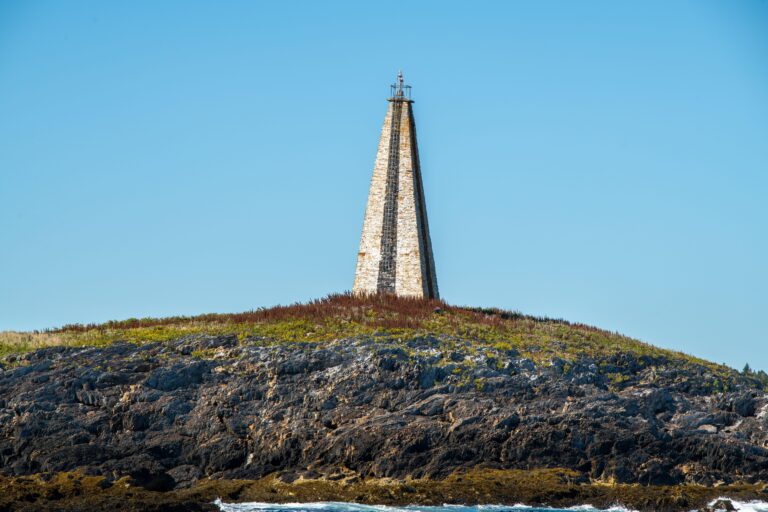 Little Mark Island and Monument, Harpswell, Maine