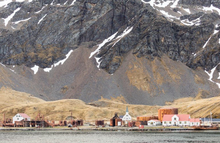 Former whaling station at Grytviken, South Georgia Island