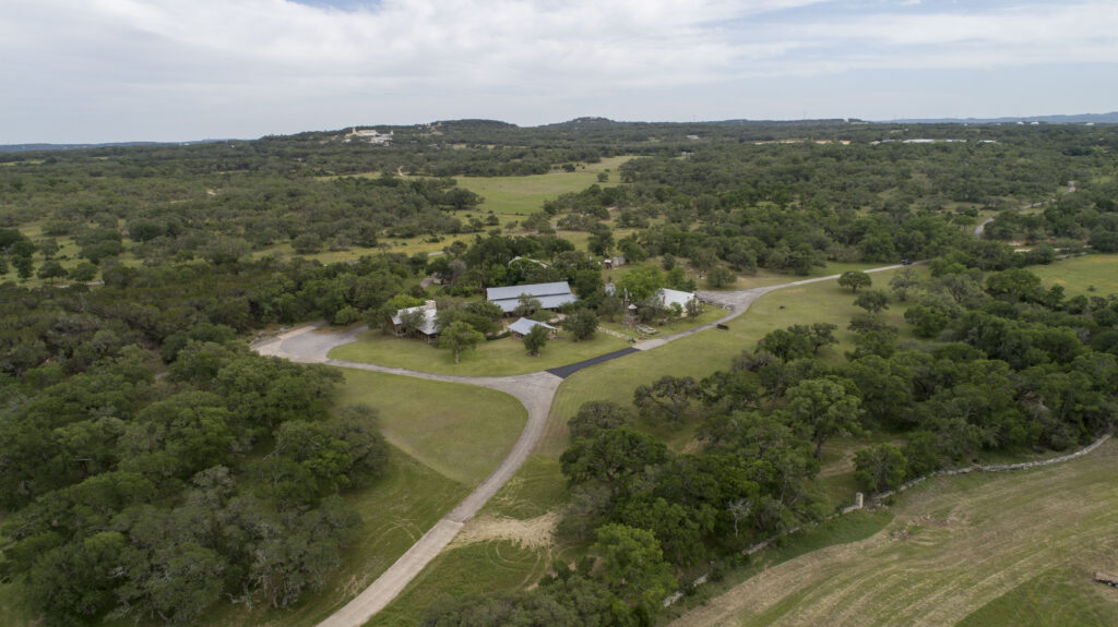 BIRDS-EYE VIEW OF HONEY CREEK RNACJ LOCATED OFF HWY 46 NEAR GUADALUPE RIVER STATE PARK