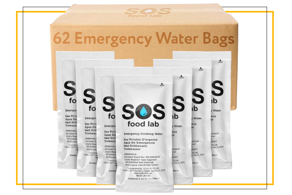 Emergency Water Packs