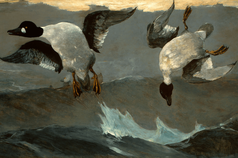 Winslow Homer, 'Right and Left' (1909), National Gallery of Art